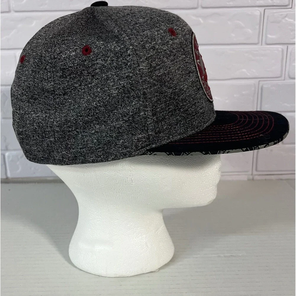 Zephyr Alabama Crimson Tide‎ Hat Mens OSFM Gray Snapback NCAA Flat Bill Cap